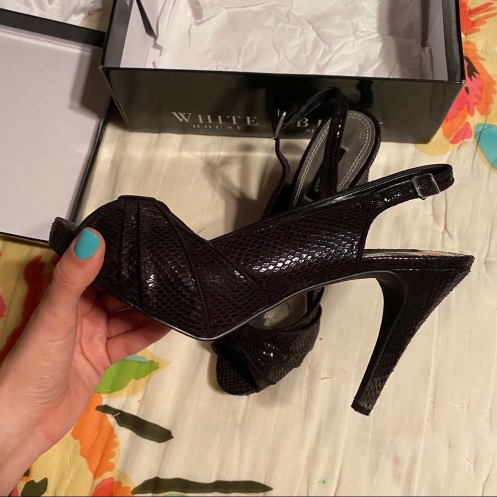 White House Black Market Riley Heels